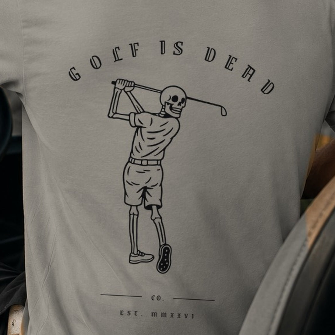 The Bones Tee — back print detail