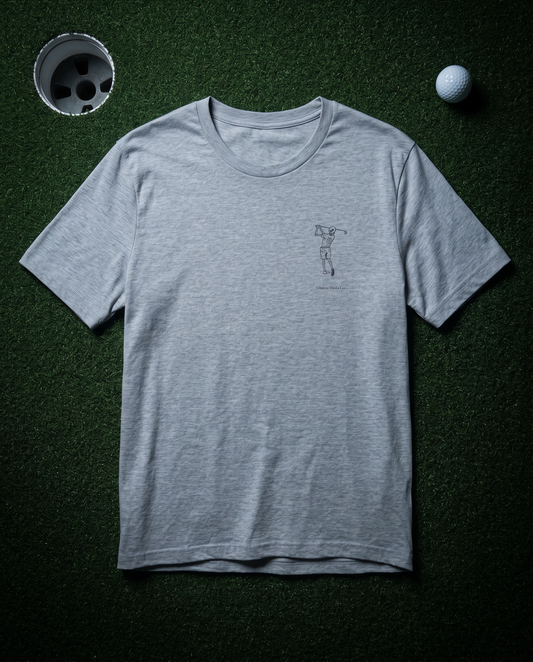 The Bones Tee — front, night green
