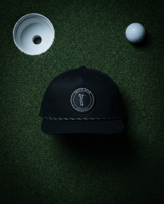 The Emblem Rope Cap — Black