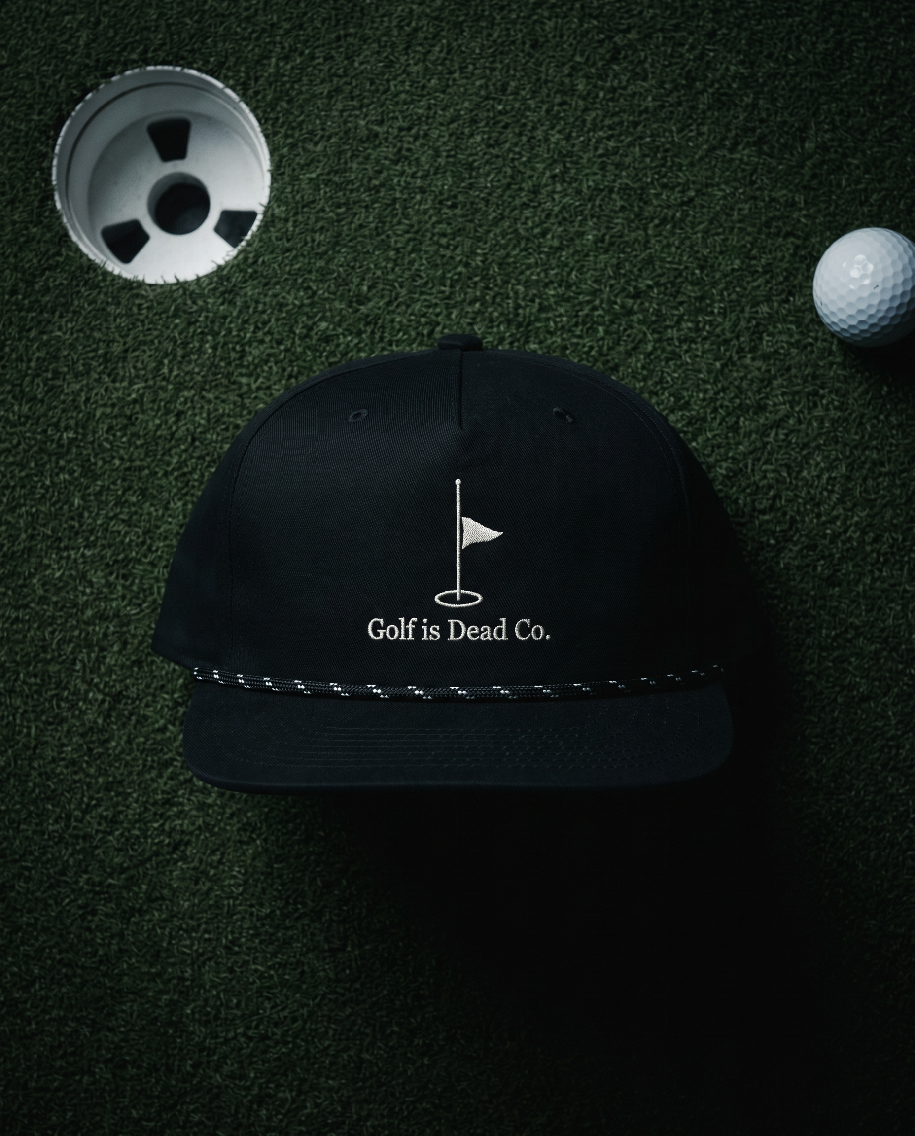 The Last Flag Rope Cap — Black
