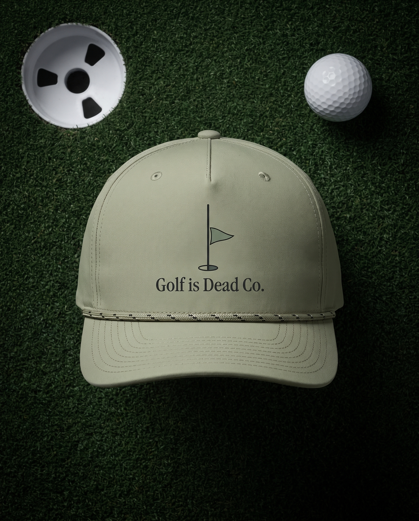 The Last Flag Rope Cap — Light Olive