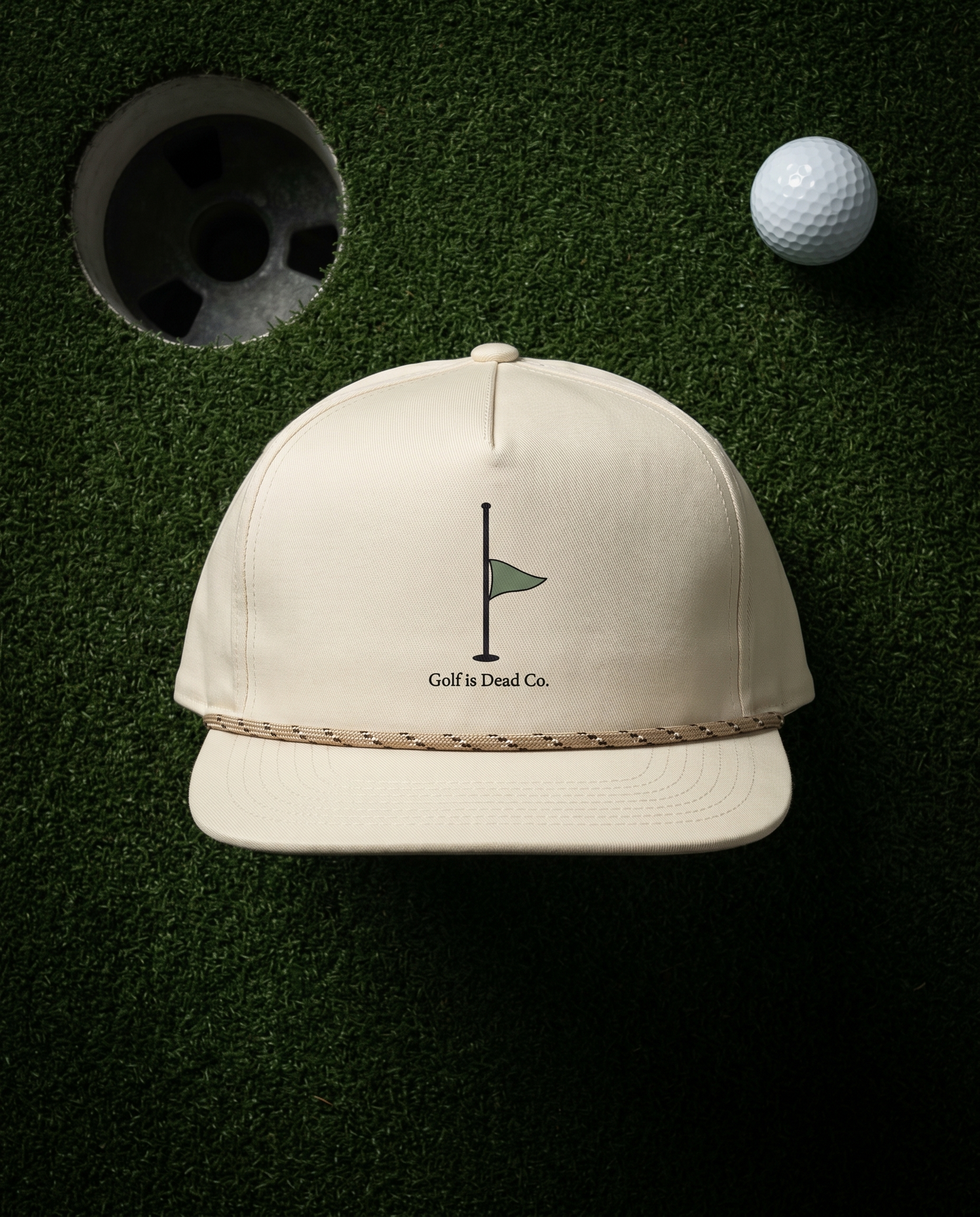 The Last Flag Rope Cap — Oat Milk