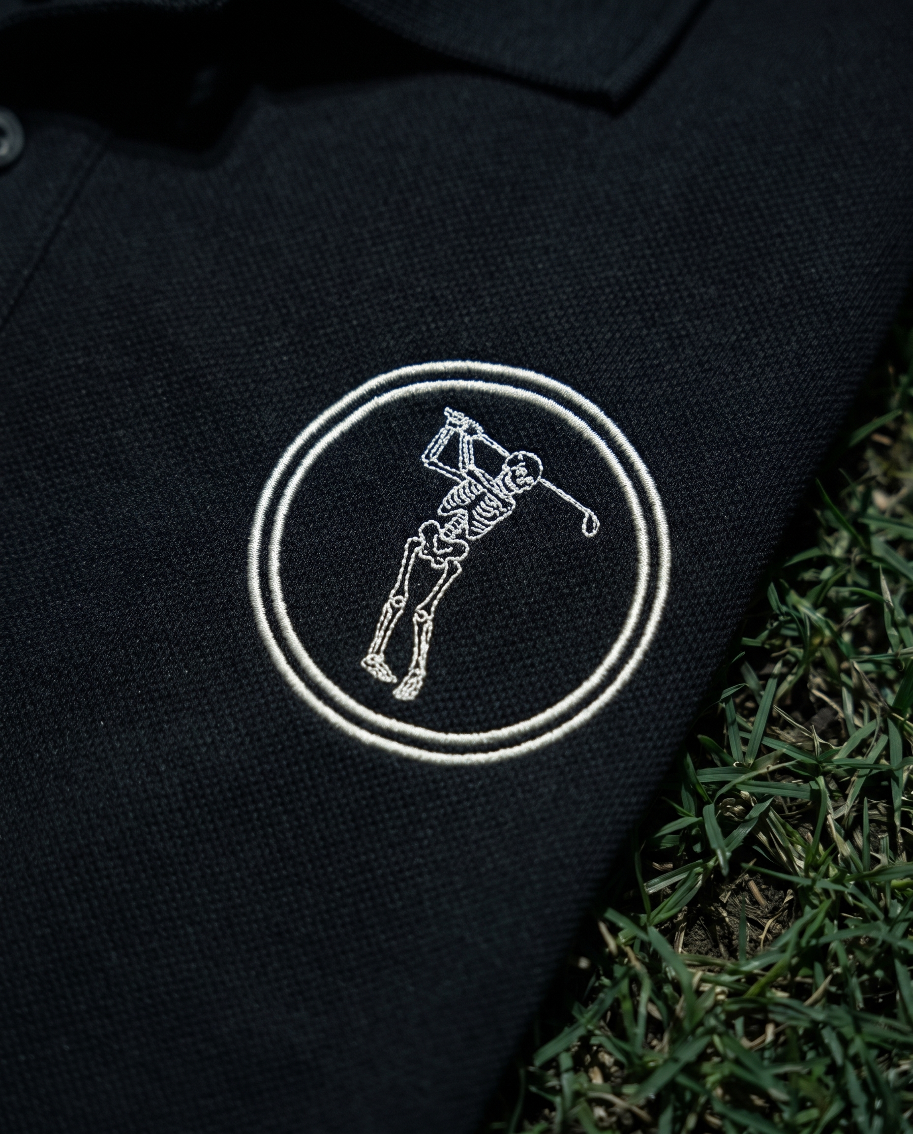 The Bones Polo — crest detail
